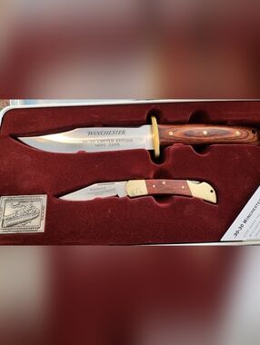 Winchester Limited Edition 30-30 Knife Set 2005 110th AnniversaryCOLLECTIBLE TIN